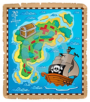 Treasure map theme image 2