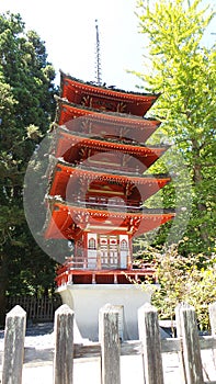 Treasure Tower Pagoda at Japanese Tea Garden