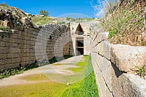 Treasury of atreus at mycenae, Greece