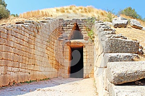 Treasury of Atreus in Mycenae, Greece