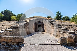 Treasury of Atreus in Mycenae, Greece