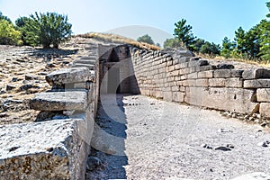 Treasury of Atreus in Mycenae, Greece