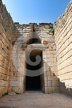 Treasury of Atreus Tomb of Agamemnon Mycenae Greece