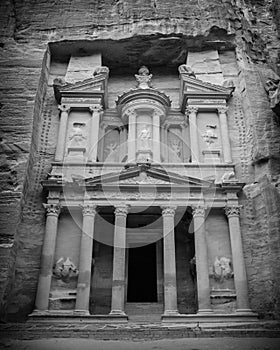 The Treasury Building of Petra, Jordan