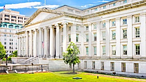The Treasury Building in Washington D.C.