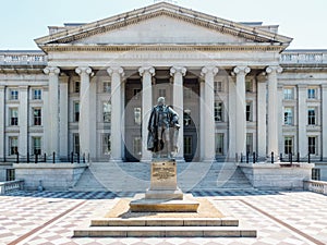 The Treasury Department building, USA