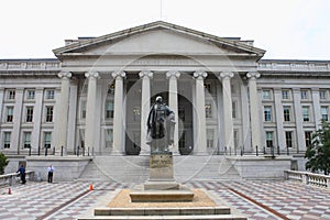 US Treasury Department building photo