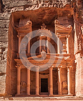 The treasury in Petra