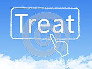 Treat message cloud shape