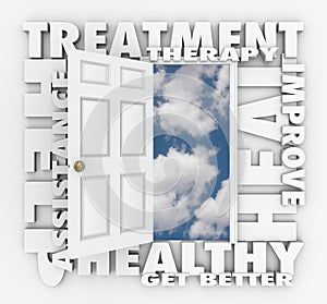 Treatment Therapy Medical Help Assistance Open Door