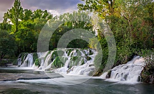 Trebizat river waterfalls Kocusa Bosnia and Herzegovina