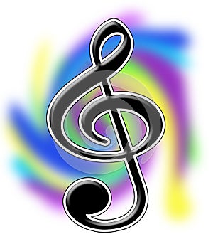 Treble Clef Illustration