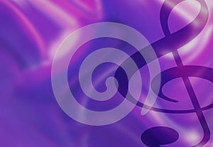 Treble Clef Music Notes Illustration