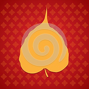 Tree bodhi leaf