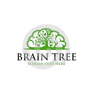 Tree Brain Growth Nature Creative Business Logo