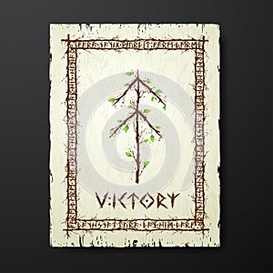 Tree branch victory bind rune