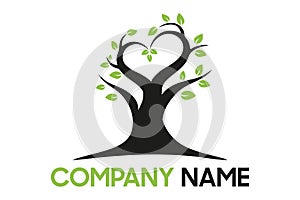 Plant tree care leaf logo design