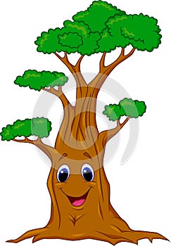 Tree cartoon character