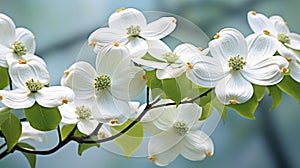 tree dogwood flowers