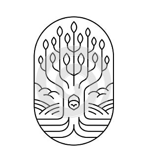 Tree emblem for your projects