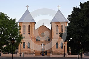 Tree Framed Minor Basilica of Mesilla photo