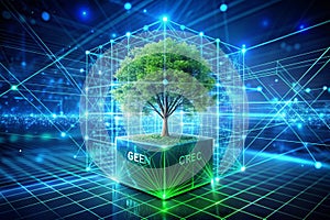 Tree growing on Circuit Digital Cube