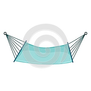 tree hammock relax color icon vector illustration