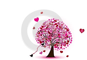 Un árbol de corazón 