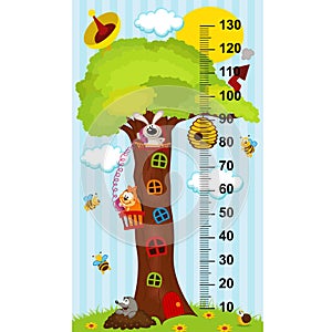 tree house height measure