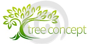 Tree icon concept