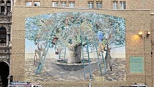 `Tree of Knowledge`, a City of Philadelphia Mural Arts Program Creation by Michael Webb, 2003