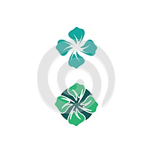 Tree leaf vector design eco friendly concept logo