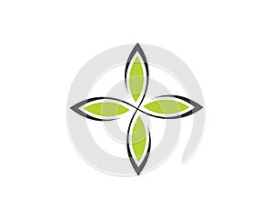 Tree leaf vector logo design