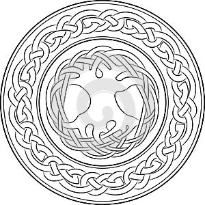 Tree of life in celtic style