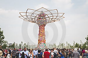 Tree of Life at Expo 2015 in Milan, Italy