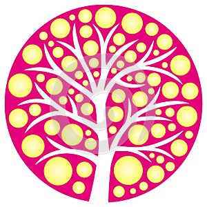 Tree of life. Spiritual and ecological sign.