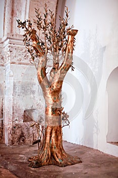 `The tree of life` in the Upper Room home to The Last Supper,