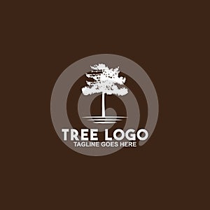 Tree logo design inspiration vector template