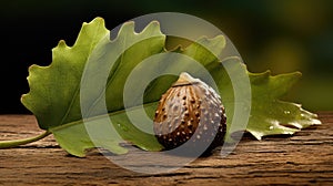tree oak leaf acorn