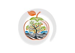 Tree persimmon logo