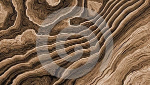 Tree roots background with wavy rings