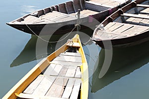 Tree simple boats in Vietnam