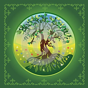 Tree_summer in vector