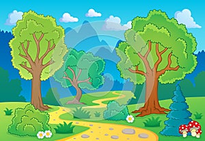 Tree theme landscape 1