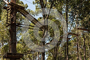 Tree-top adventure park