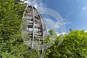 Tree tower, Tree Top Walk, Bavarian Forest National Park, NeuschÃ¶nau, Bavaria, Germany