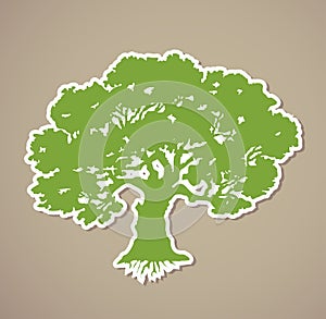 Tree. Vector