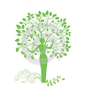 Tree woman
