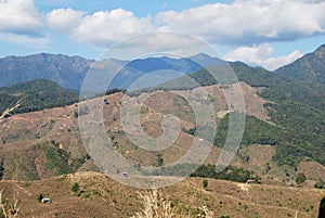 Treeless mountain photo