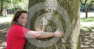 Trees hug therapy well for health